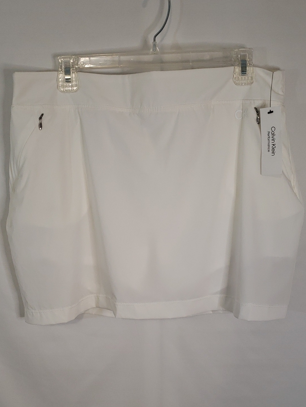 Calvin Klein Performance White Skort, Large